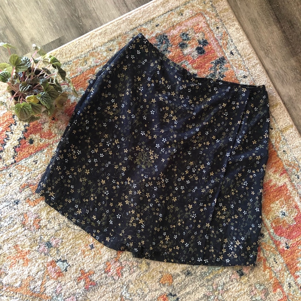 Vintage | Floral Print Skort